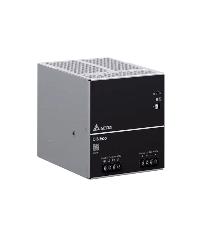 Power supply, 2,3Ph, 960W, DIN Rail, AC/DC, 24 Vdc, 40 A