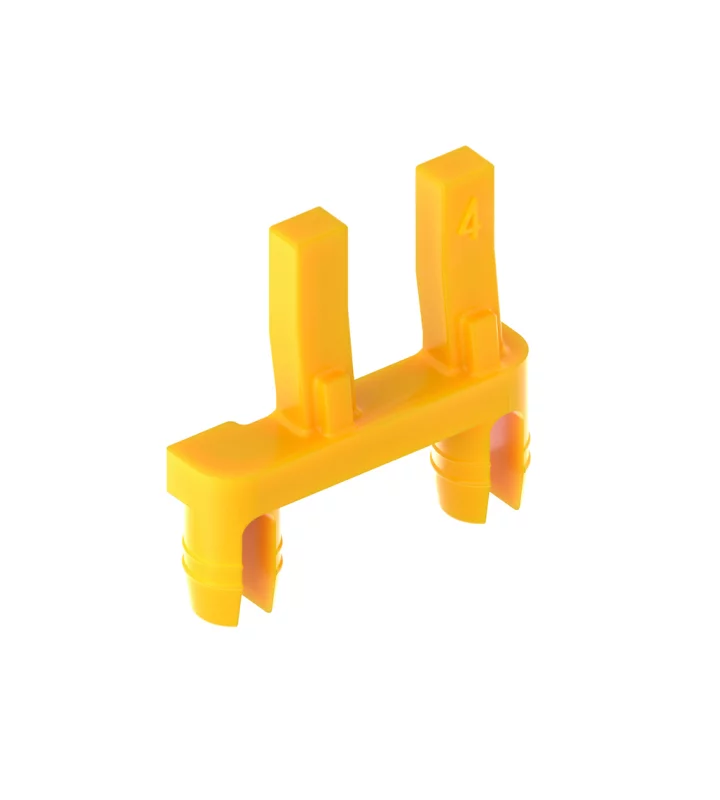coding pin, plastic, 16 coding possibilities, for MIXO ONE, yellow