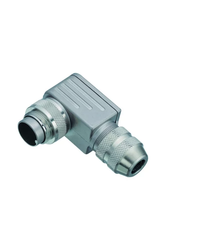 Male angled connector