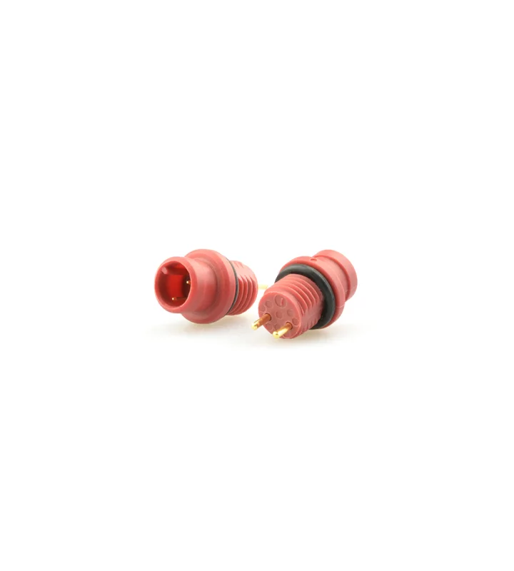 Mini B Male panel mount connector