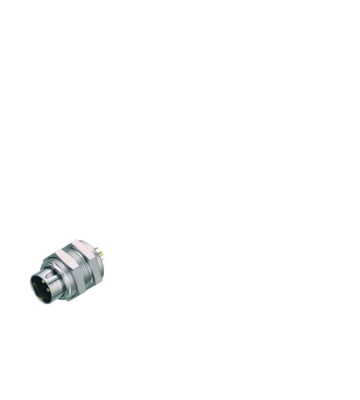 Male panel mount connector
