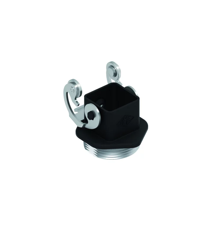 bulkhead mounting housing, size 21.21, W-TYPE alu, 1 lever stainless steel, 1xM32 external