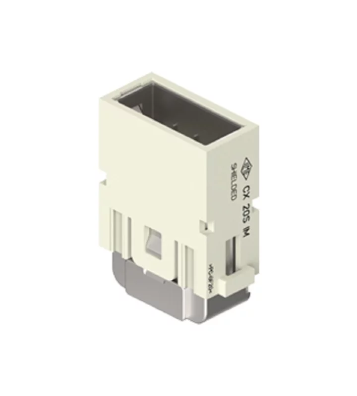 male insert, MIXO, 1MU, 20p, crimp, 4A, 32V