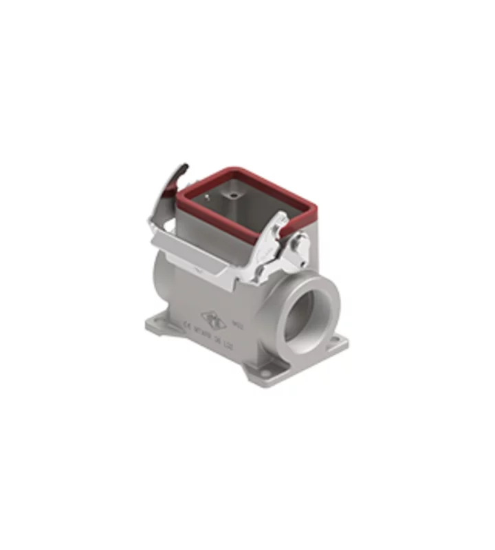 surface mounting housing, size 44.27, 180 °C alu, 1 lever, 1xM32 side