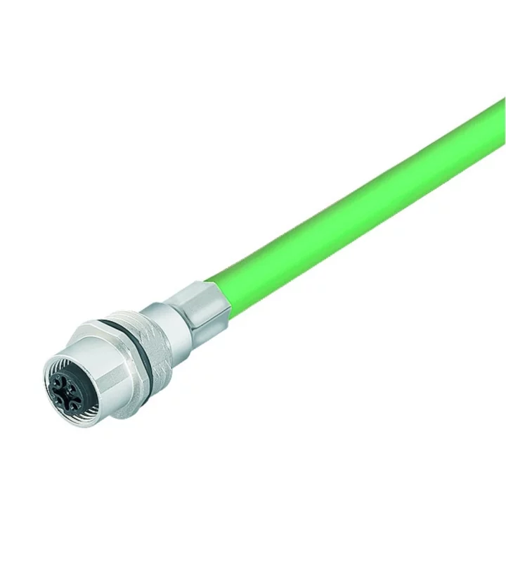 Female panel mount connector