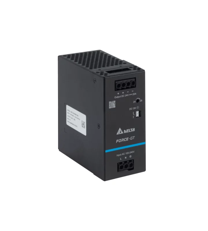 Power supply, 1Ph, 480W, DIN Rail, AC/DC, 24 Vdc, 20 A