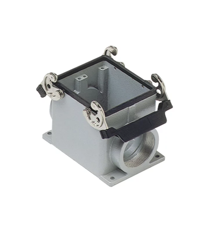 surface mounting housing, size 77.62, C-TYPE alu, 2 levers, 1xM50 side