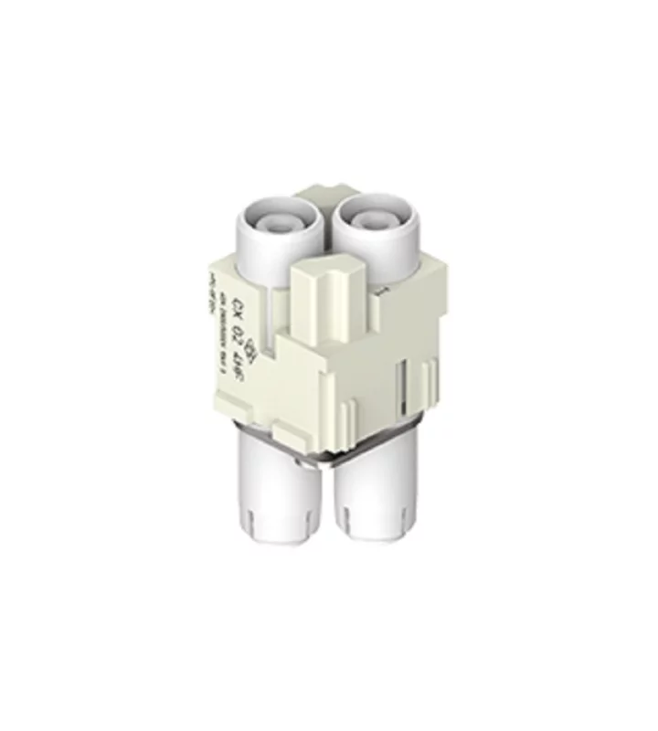 female insert, MIXO, 2MU, 2p, crimp, 40A, 2900/5000V,
