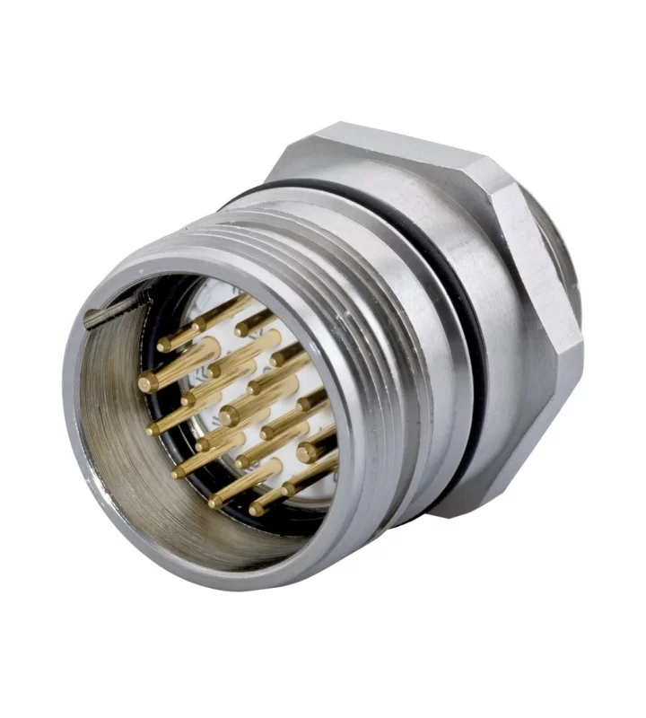 Panel Connector, Male Thread