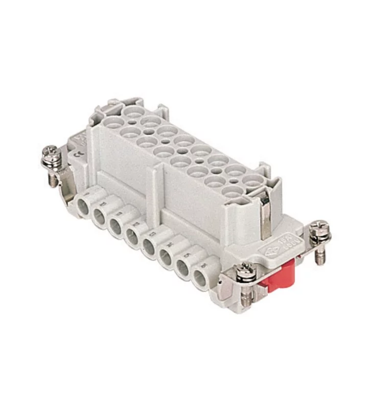 female insert, size 77.27, 6+2p+PE, screw, 16A, 830V