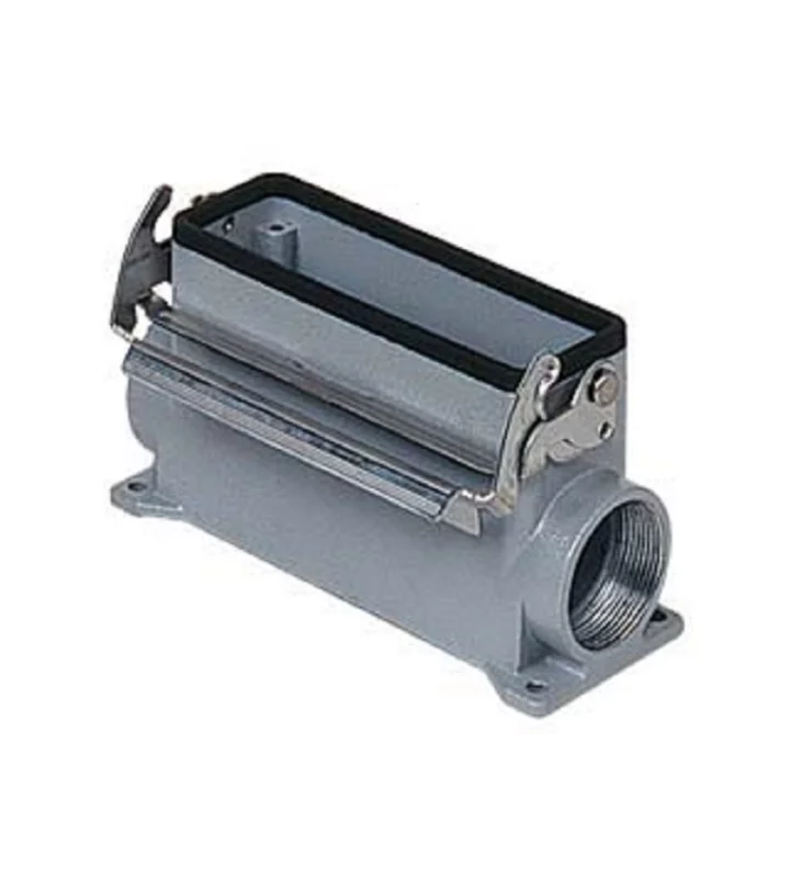 surface mounting housing, high, size 104.27, HNM alu, 1 lever, 1xM32 side