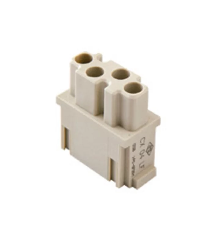 female insert, MIXO, 1MU, 4p, crimp, POF/MOST, for CX PLF/MLF and CX 50/75 F