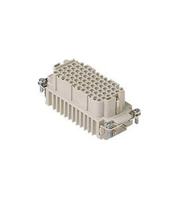 female insert, size 77.27, 72p+PE, crimp, 10A, 250V, HNM