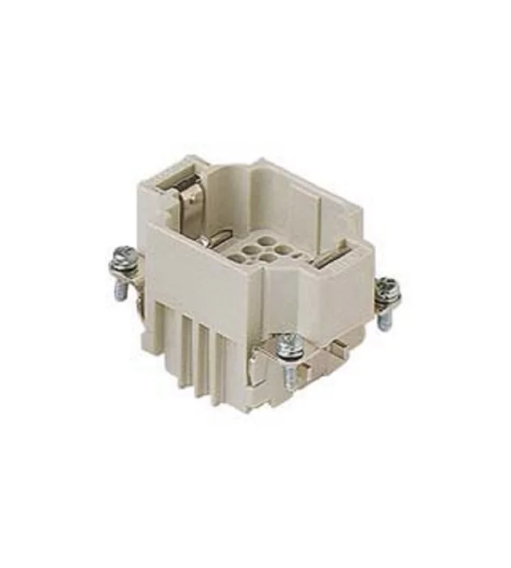 male insert, size 44.27, 24p+PE, crimp, 10A, 250V, HNM