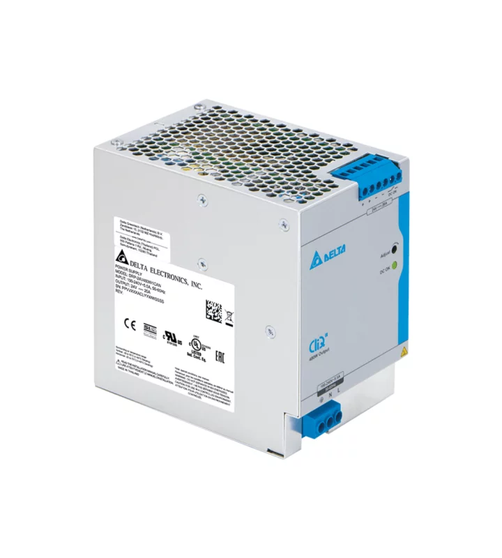 Power supply, 1Ph, 480W, DIN Rail, AC/DC, 24 Vdc, 20 A