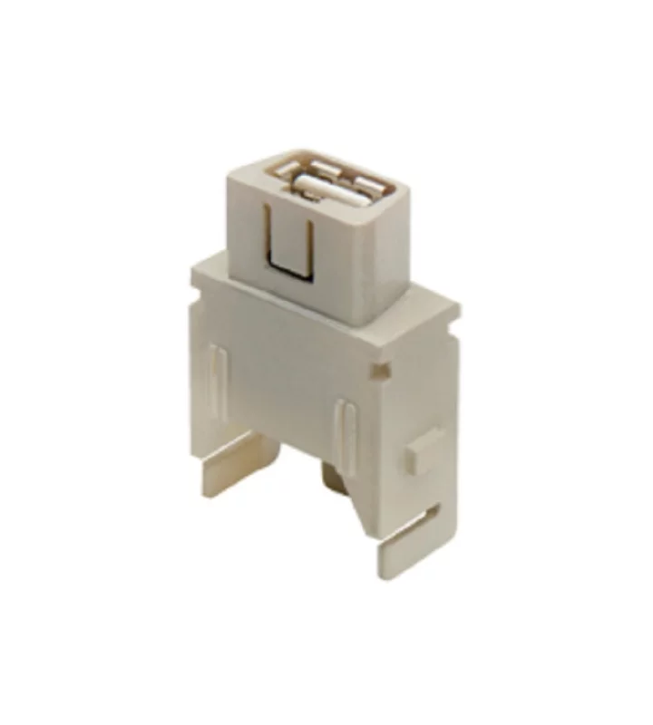 female insert, MIXO, 1MU, for USB patch cable CW 2 UAM