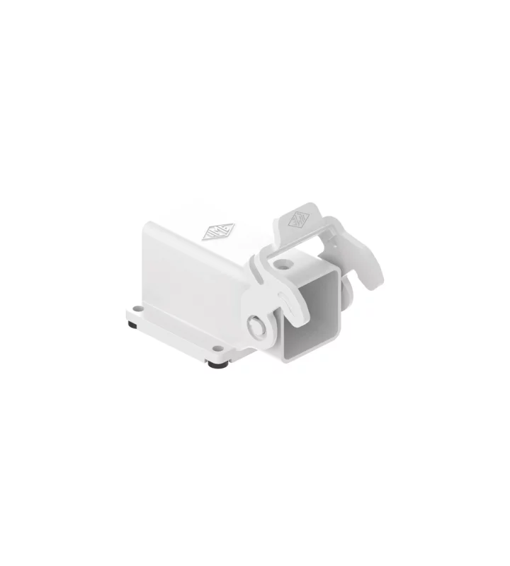 bulkhead mounting housing, angled, size 21.21, CK plastic, 1 lever