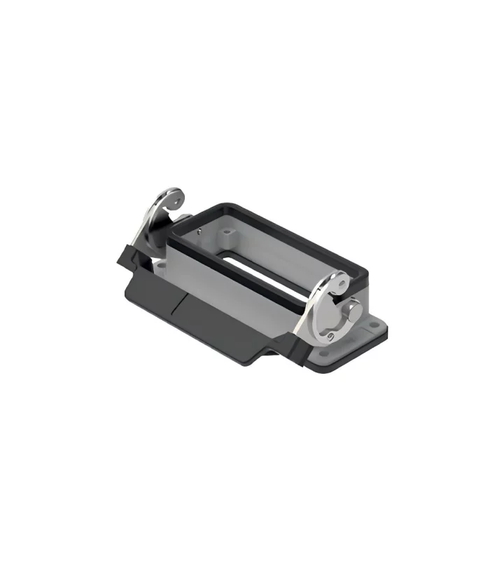 bulkhead mounting housing, size 77.27, C-TYPE alu, 1 lever