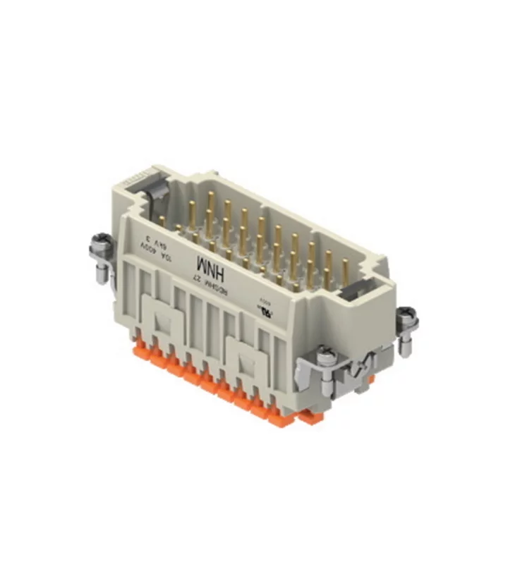 male insert, size 77.27, 27p+PE, SQUICH, 10A, 400V, HNM