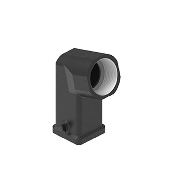hood, size 21.21, W-TYPE zinc, 2 pegs, 1xM25 side