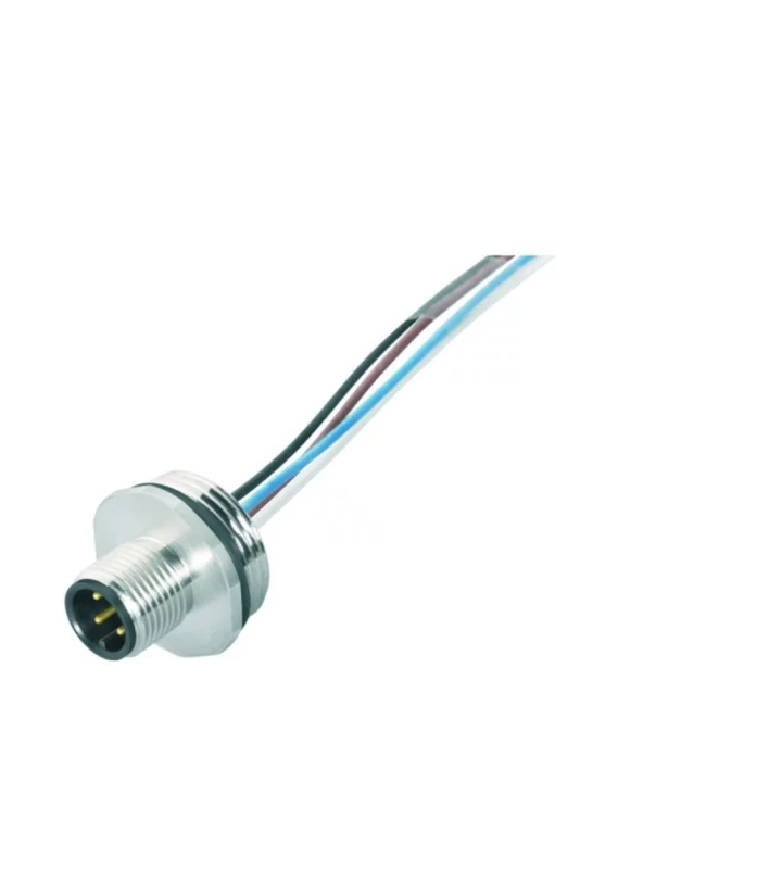 Male panel mount connector