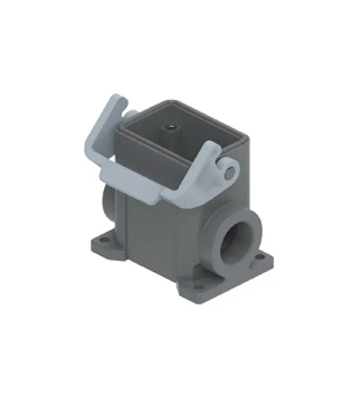 surface mounting housing, high, size 44.27, T-TYPE plastic, 1 lever, 1xM25 side, PE-jumper