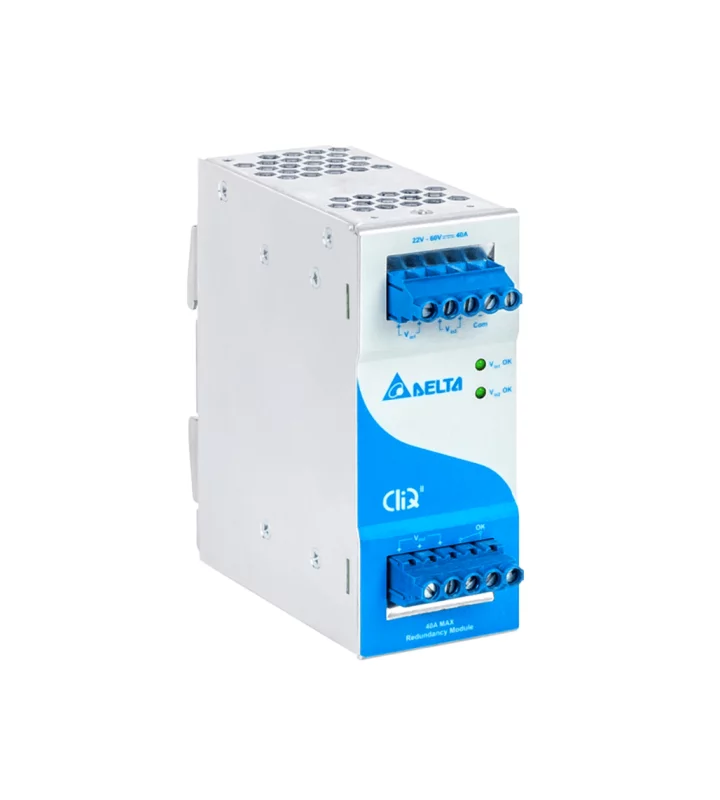 Cliq II redundancy module, DIN Rail, Redundancy <5 Vdc, Max. 40 A
