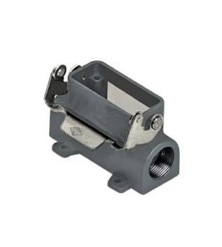 surface mounting housing, size 66.16, E-Xtreme alu, 1 lever, 2xM25 side