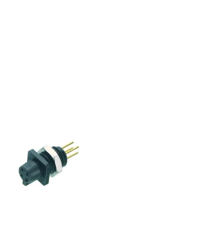 Female panel mount connector