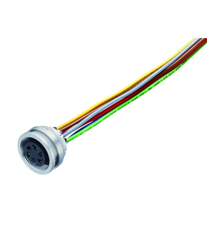 Female panel mount connector