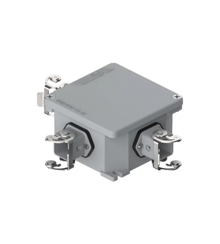 power distributor, T-box, with 3xCKAX 03 I, for inserts 21.21