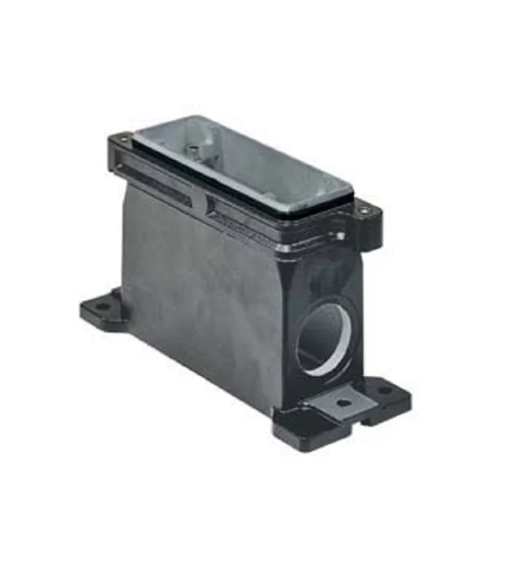 surface mounting housing, size 77.27, IP68 E-Xtreme alu, screw locking, 1xM40 side