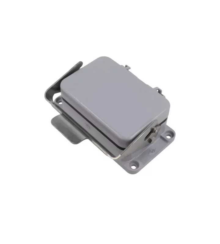 bulkhead mounting housing, size 104.62, C-TYPE alu, 1 lever, cover metal