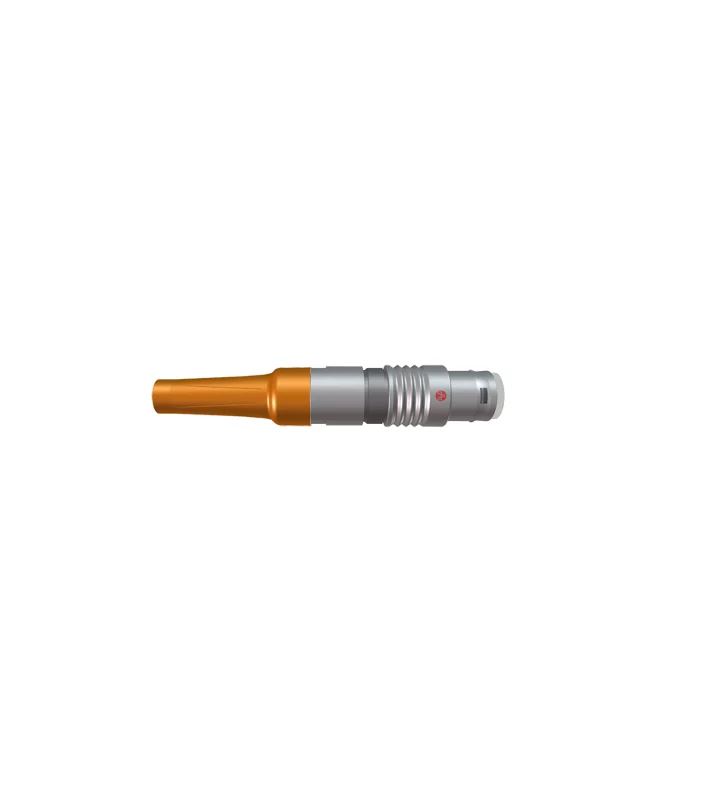 Straight cable plug with back nut for Bend Relief