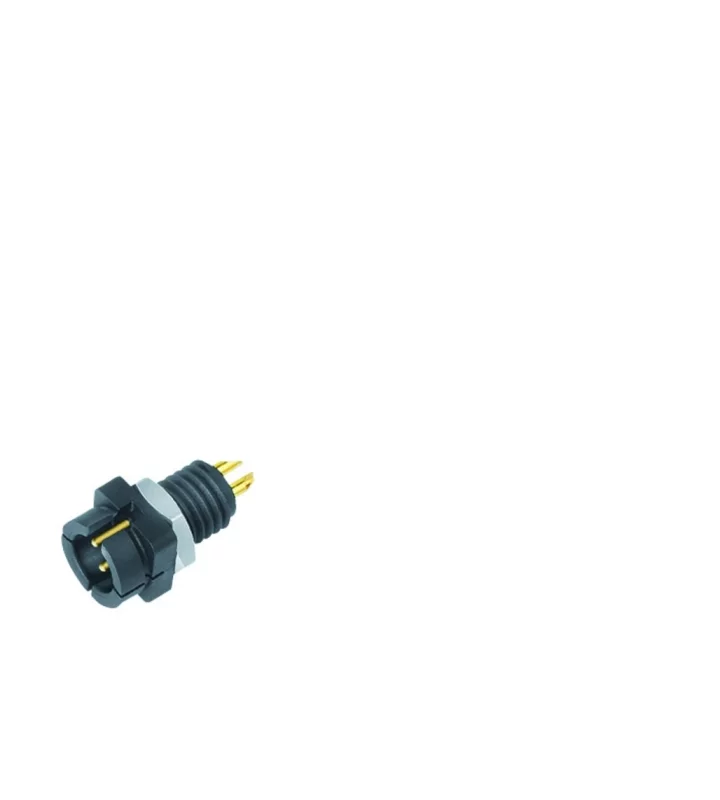Male panel mount connector