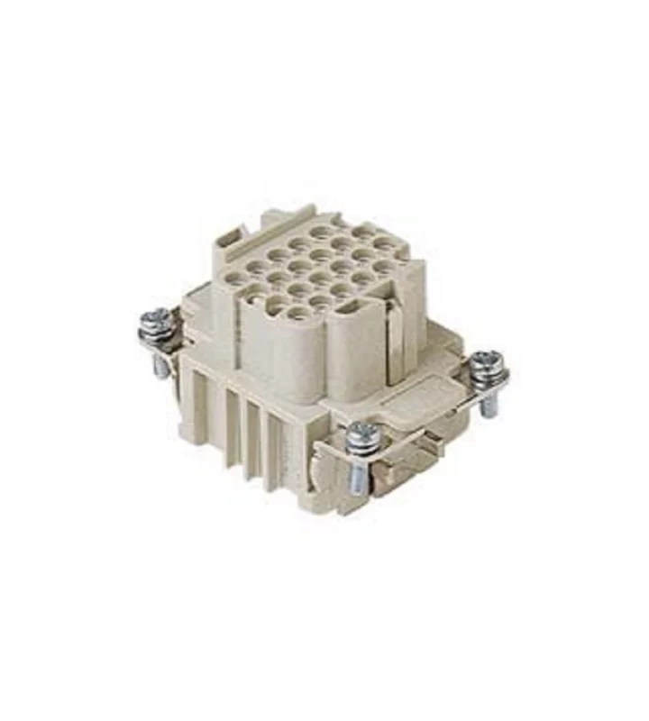 female insert, size 44.27, 24p+PE, crimp, 10A, 250V, HNM