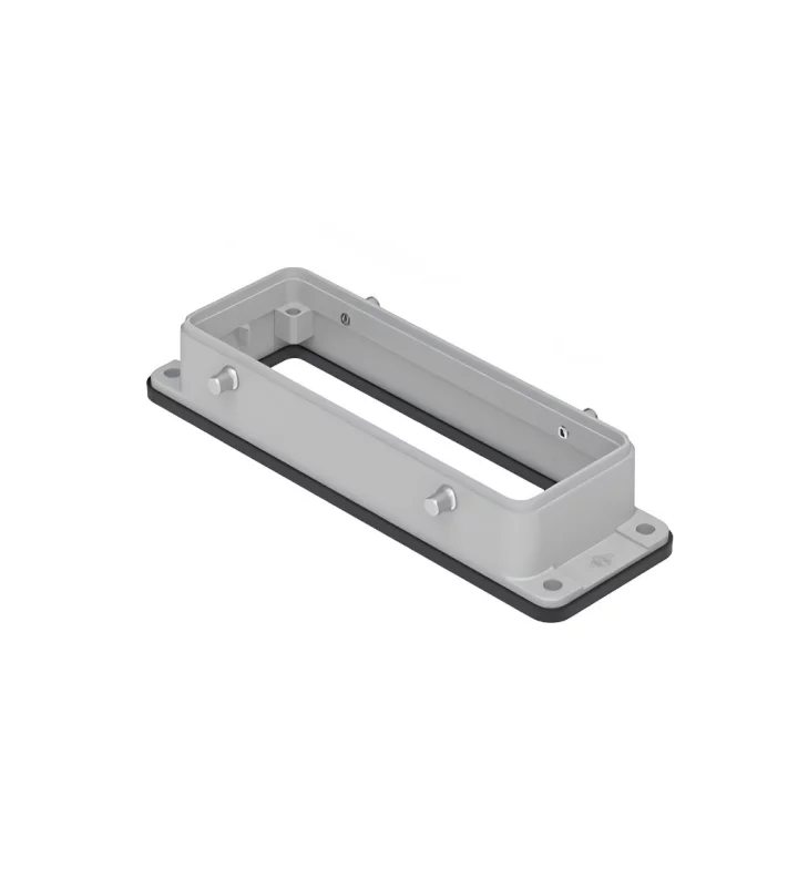 bulkhead mounting housing, size 104.27, alu, 4 pegs, without gasket