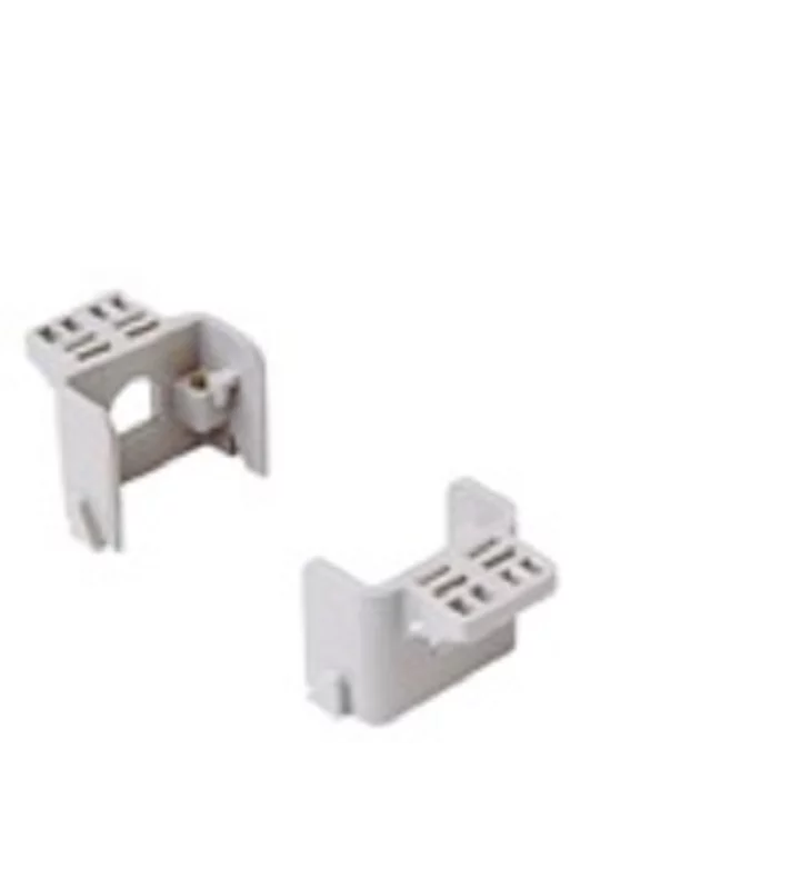 connector carrier, COB plastic, 4 pegs, with strain relief by cable tie