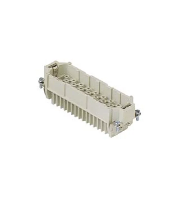 male insert, size 104.27, 64p+PE, crimp, 10A, 250V, HNM