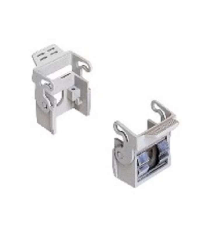 connector carrier, COB plastic, 2 levers, for mounting in cut-outs