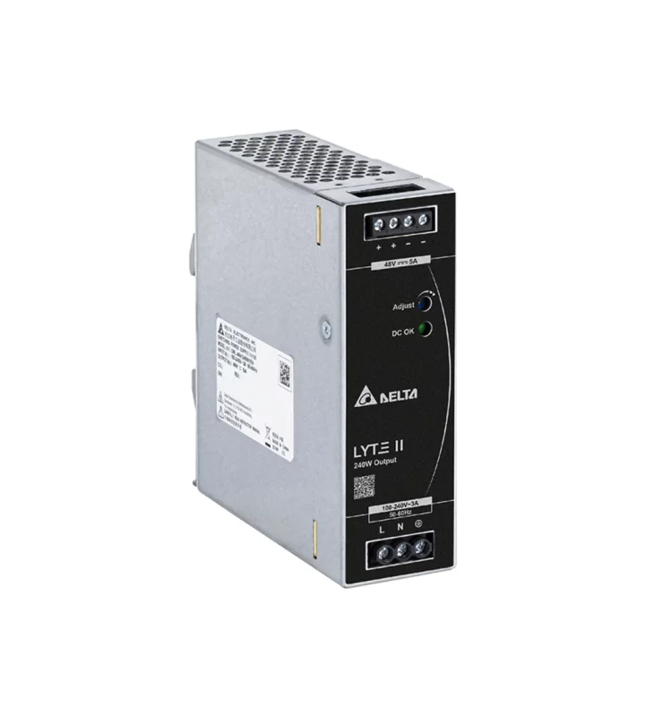 Power supply, 1Ph, 240W, DIN Rail, AC/DC, 48 Vdc, 5 A