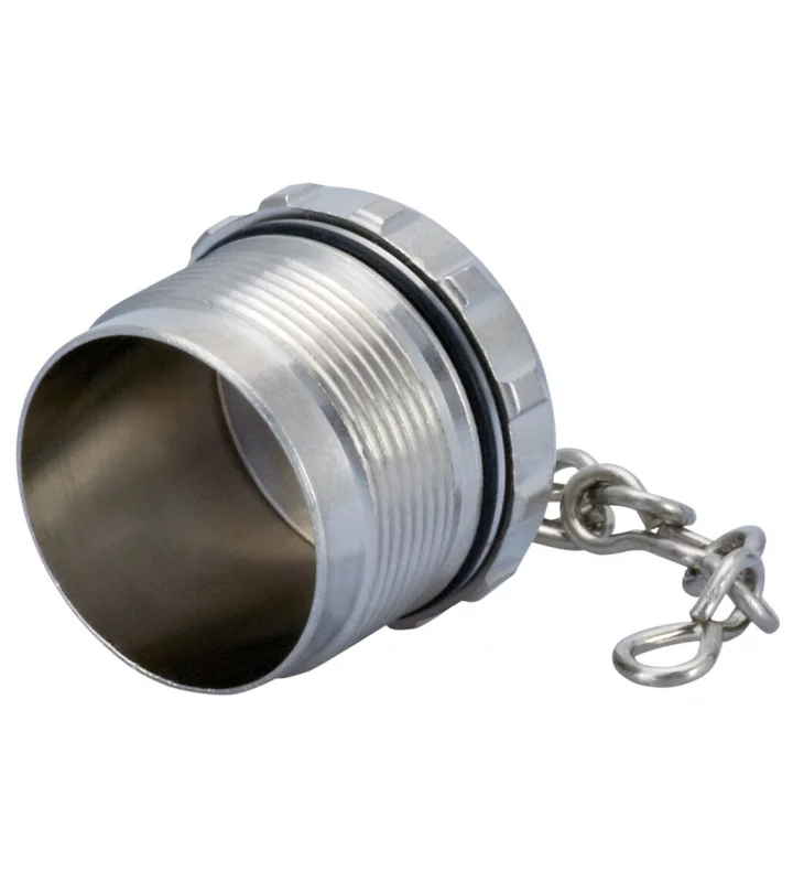 Brass protective cap with chain