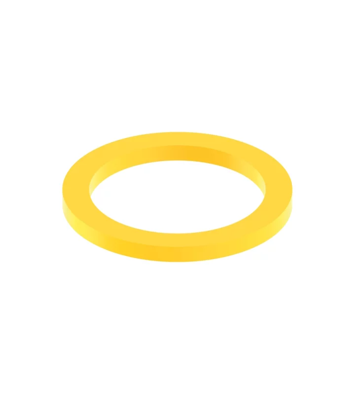 coding ring, for threaded thermoplastic and metal cable glands, M20 cable entry, yellow