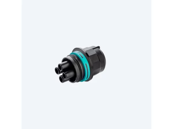 Mini socket connector panel-mounted NC, screw