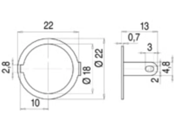 Solder eye ring