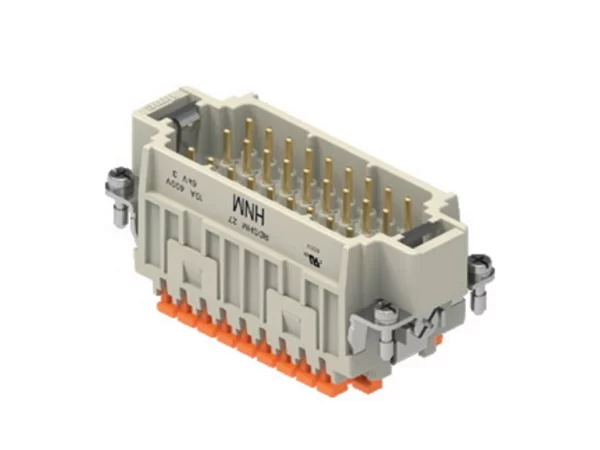 male insert, size 77.27, 27p+PE, SQUICH, 10A, 400V, HNM