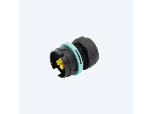 Socket connector panel-mounted M28, screw