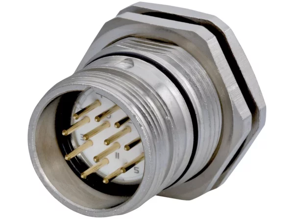 Panel Connector, Male Thread