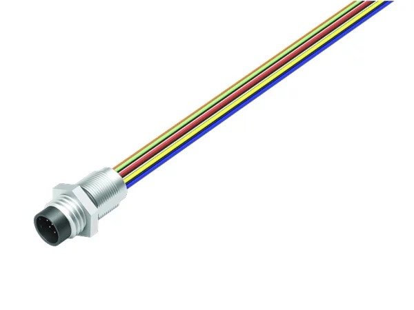 Male panel mount connector