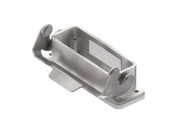 bulkhead mounting housing, size 66.16, EMC alu, 1 rigid lever